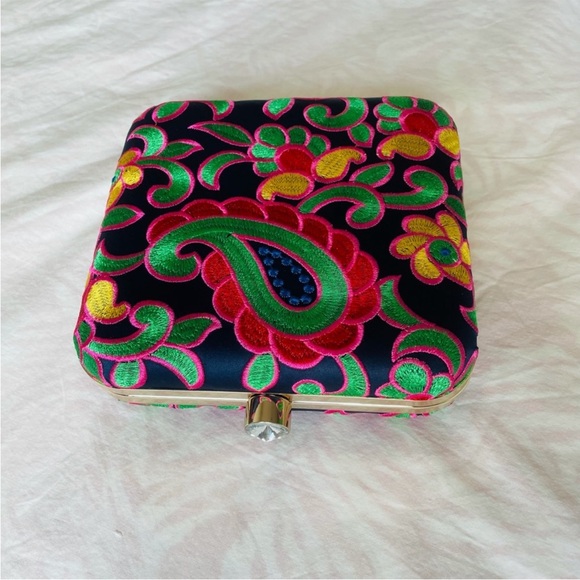 Party/Casual multicolour Blue Clutch - Picture 1 of 7